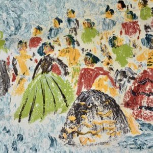 16 LaCroixaucoq antiquites Foulard Jacques Fath estimation achat