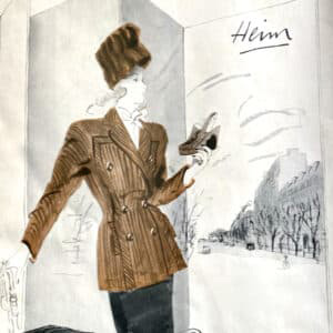 38 LaCroixaucoq antiquites Foulard Jacques Heim estimation achat