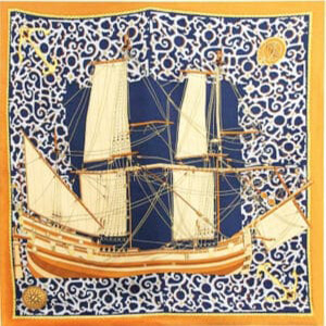 54 LaCroixaucoq antiquites Foulard Ted Lapidus estimation achat